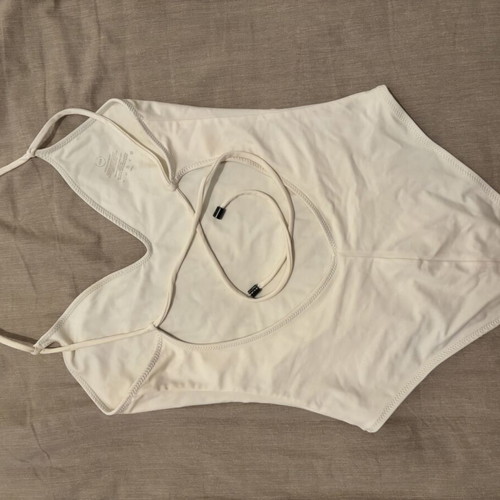 PCP one-piece swimsuit, white, size S
