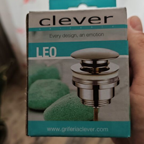 Click-Clack Valve for Sink Chrome Clever new