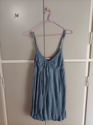 Синя рокля тениска употребявана, размер small