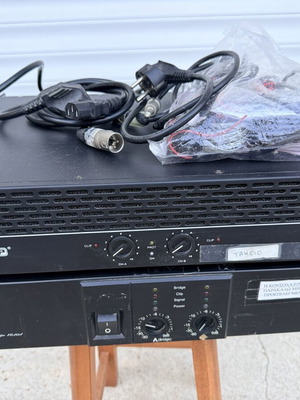 Reloop Dominance 702 and Koda KD-255A professional power amplifiers used