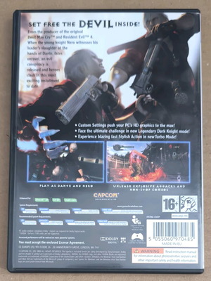 Devil May Cry 4 PC DVD-ROM like new