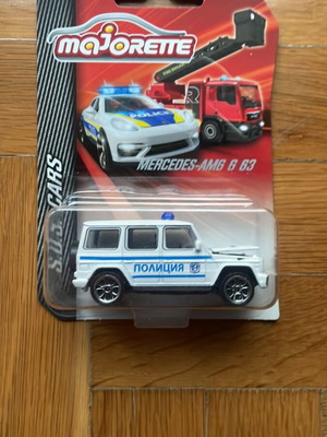 Majorette Mercedes AMG G 63 Bulgarian police toy car sealed