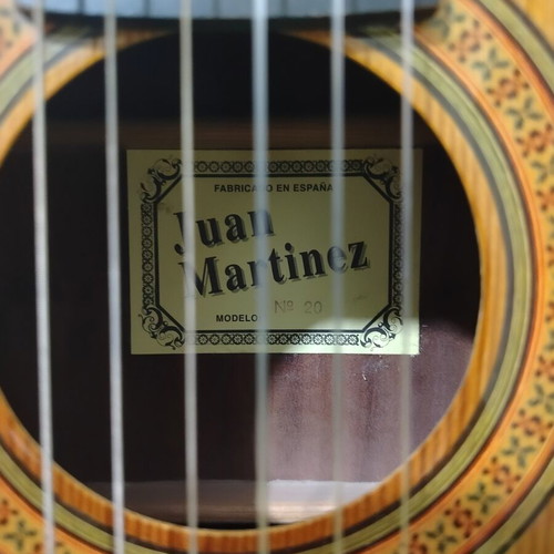 Juan Martinez No 20 classical guitar with case and accessories