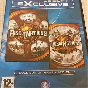 Rise of Nations + Thrones of Patriots expansion Pc