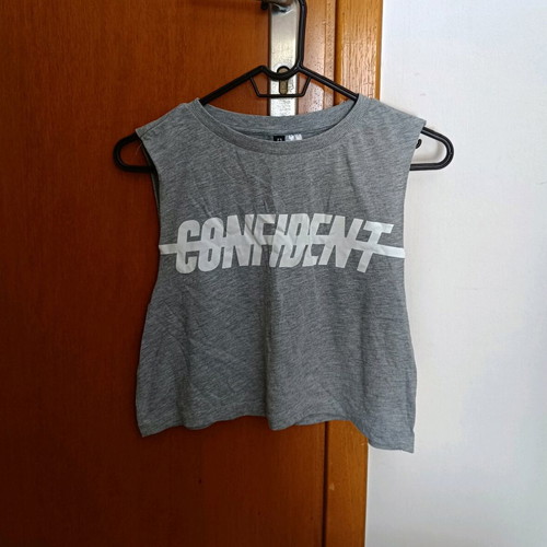 Grey top Confident H&M like new, size Small