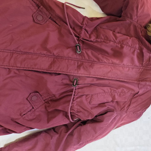 Splendid women's parka jacket size M like new, burgundy