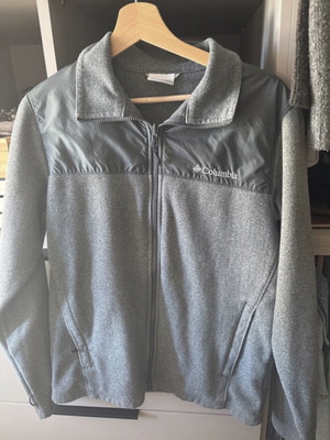 Columbia fleece men jacket size S new, gray
