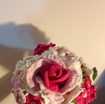 Knitted bouquet new handmade