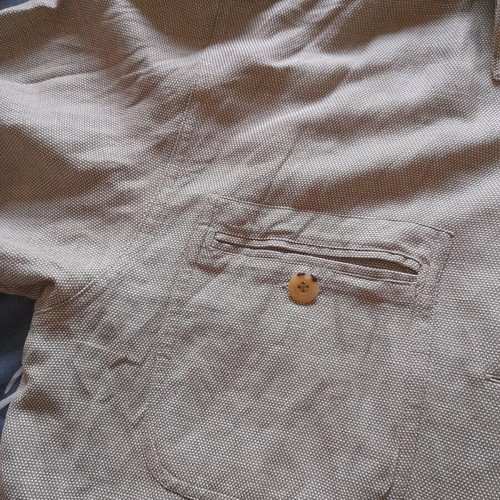 Linen shirt used like new, beige, large-xl