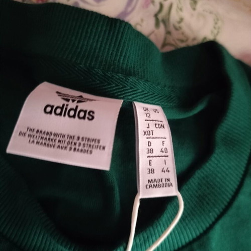 Adidas Originals Dress New, Green, Cotton, Size M