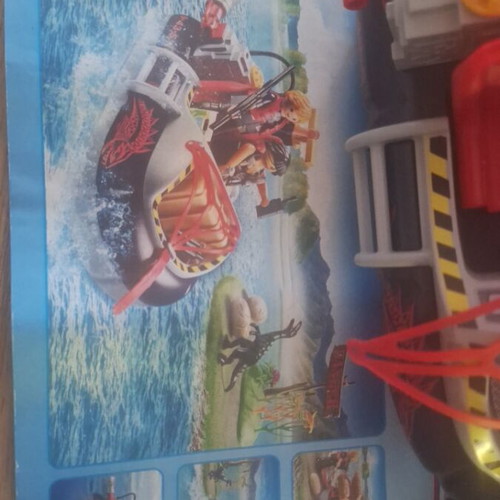 Playmobil 9435 Hovercraft with Dinosaur Explorers like new