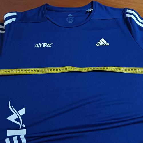 Adidas Aura men's sports shirt large like new, blue