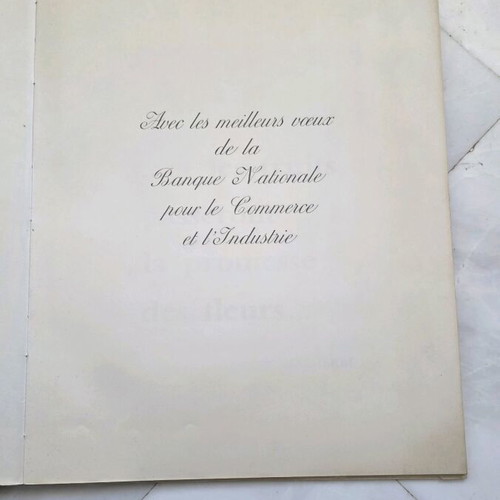 Fleurs et Fruits collectible art poster album used