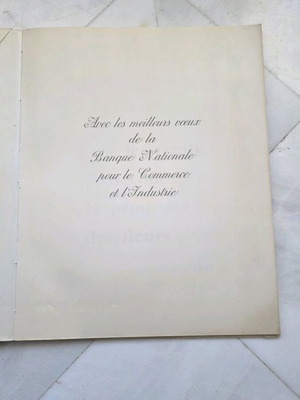 Fleurs et Fruits collectible art poster album used