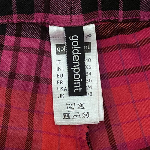 Flared pants new, red, size XS