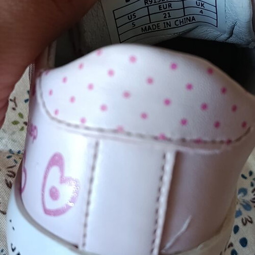 Weestep toddler sports shoes size 21, like new, soft pink