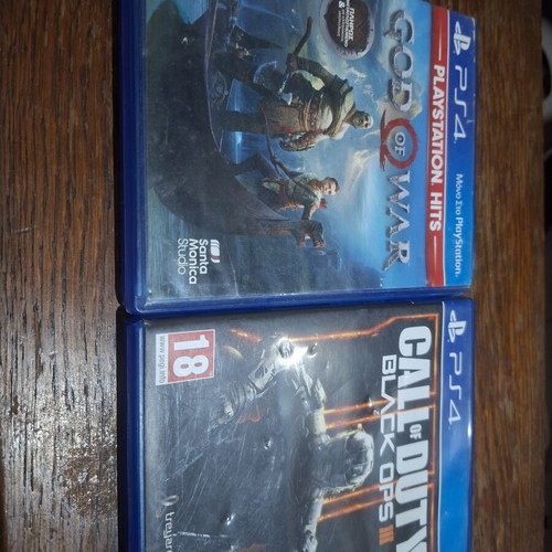 God of War and Call of Duty Black Ops 3 PS4 games