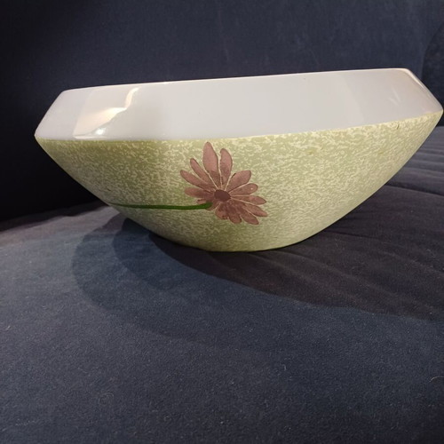Painted ceramic planter large, like new