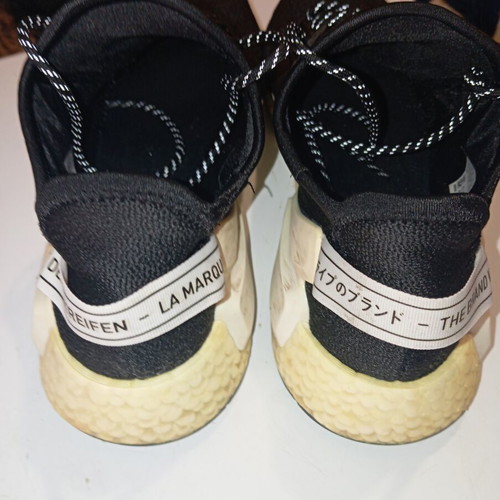 Adidas NMD R1 sneakers size 46.5 used, black fabric
