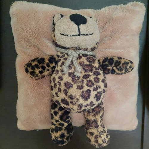 Plush pillow with tiger print like new