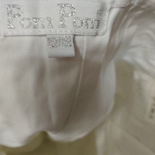 White poncho cape like new for girl