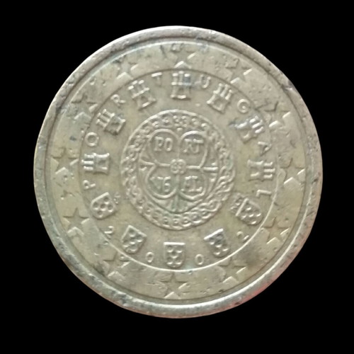 50 Cent Coin Portugal 2002 used