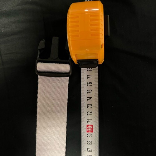 Bershka white adjustable belt like new