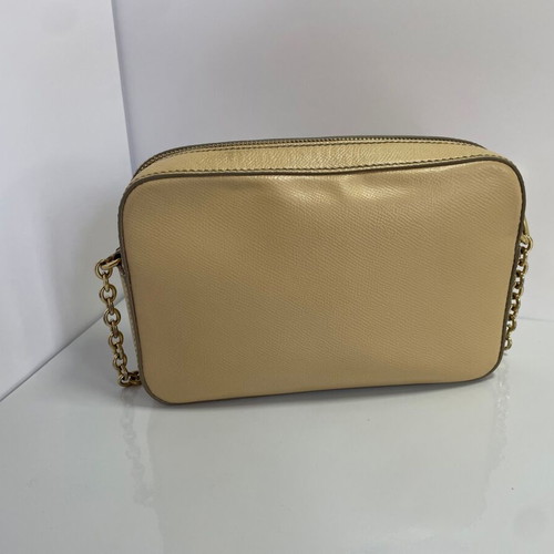 Dolce & Gabbana leather crossbody bag used, beige