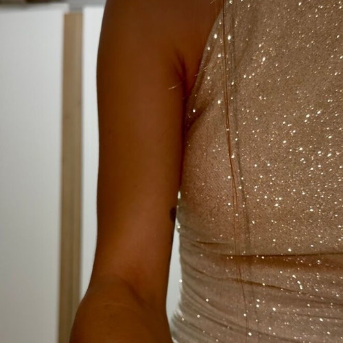 Ombre Gold Evening Dress like new, size L