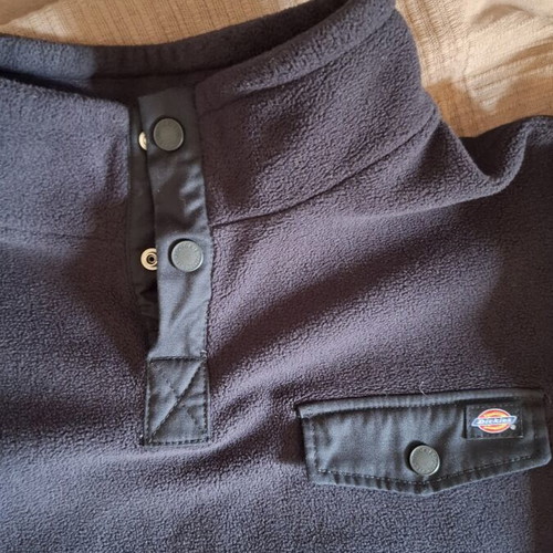 Dickies Port Allen Fleece Black Size L Like New