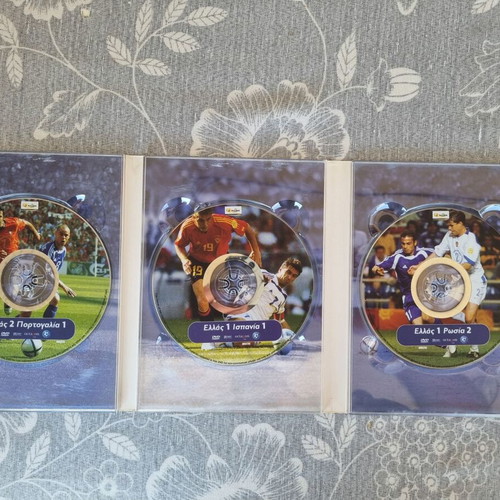 Uefa Euro 2004 Greece Champions 7 DVD box set like new, documentary