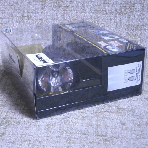 Handtorch Aluminium LED/Halogen NEDA flashlight new in sealed box