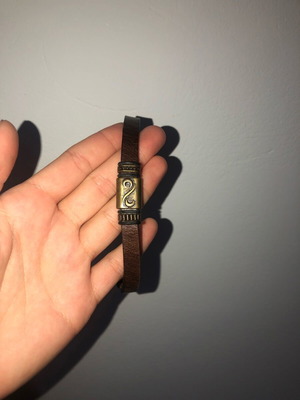 Leather bracelet brown new from Turkey