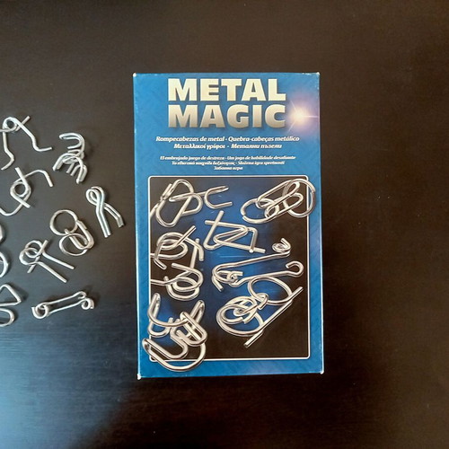 Metal Magic Schmidt metal puzzle set of 12 used