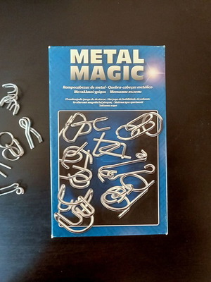 Σετ 12 Μεταλλικοί Γρίφοι Metal Magic Schmidt μεταχειρισμένο