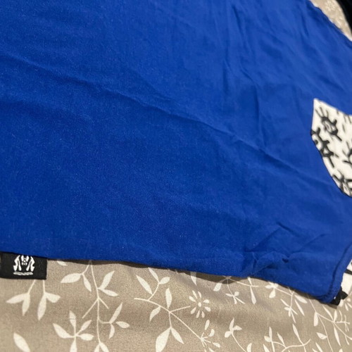 Sleeveless athletic tank top size large T-shirt sleeveless size Large Color royal blue 100% cotton
