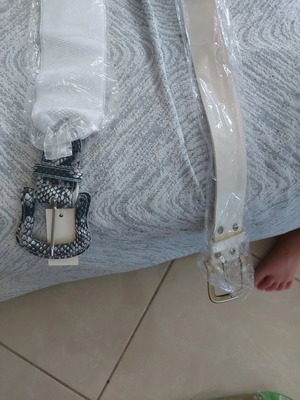 Belts new, 2 together with nylon, size 75