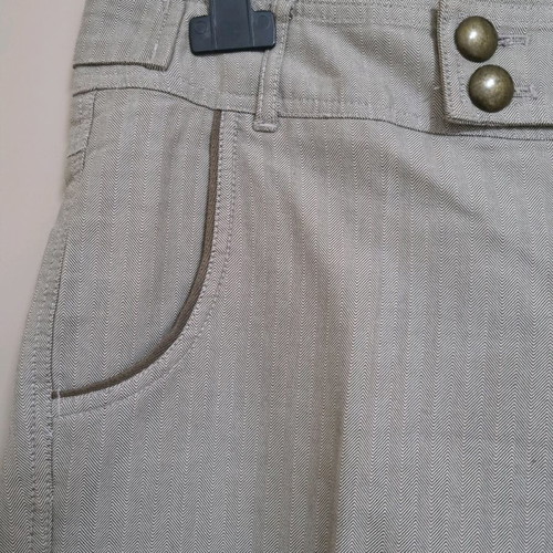 Mexx Fashion women's pants like new, low waist, beige-green shades