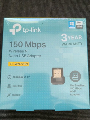 USB Wi‑Fi adapter TP‑Link model TL‑WN725N new