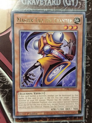 Master Tao The Chanter card like new