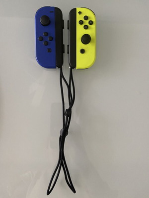 Nintendo Switch Joy-Con pair blue/neon yellow like new
