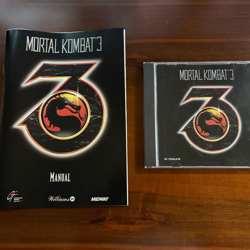 Mortal Kombat 3 PC CD-ROM game like new, European big box