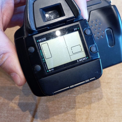 Olympius analog electronic camera used from the 90s