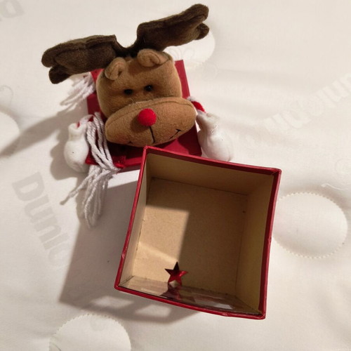 Christmas box Reindeer new, decorative