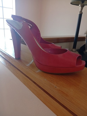Nine West ροζ γόβες peep-toe νούμερο 40 σαν καινούργιο