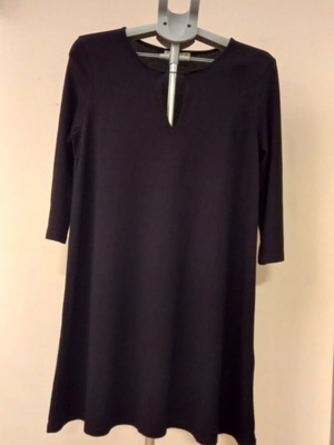 Pull & Bear XL black dress with 3/4 sleeve like new