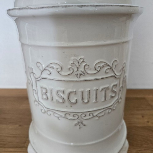 Storage jar like new for kitchen decor
