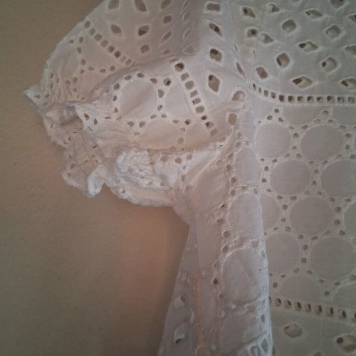 BSB Transparent Top with Lace like new, white, size M