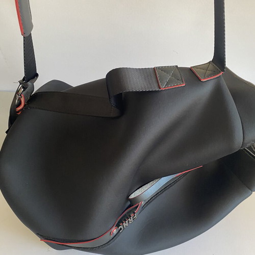 FRNC shoulder bag like new, black with red details