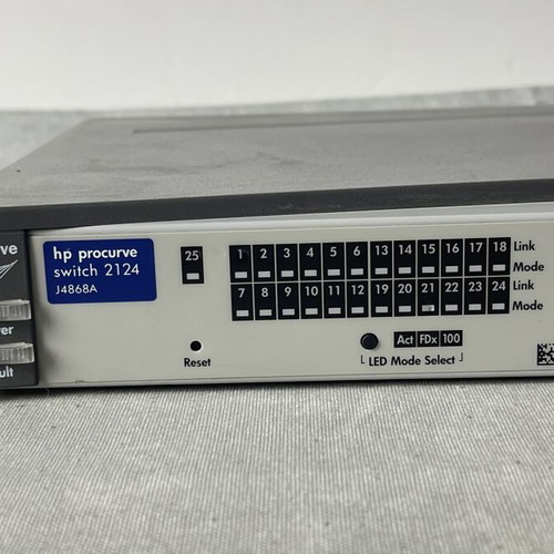 HP ProCurve Switch 2124 24-Port Managed Ethernet Switch used